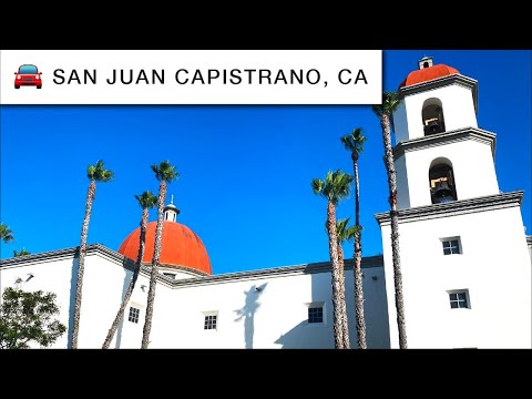 4K Driving Tour: San Juan Capistrano, California (& Mission San Juan Capistrano)