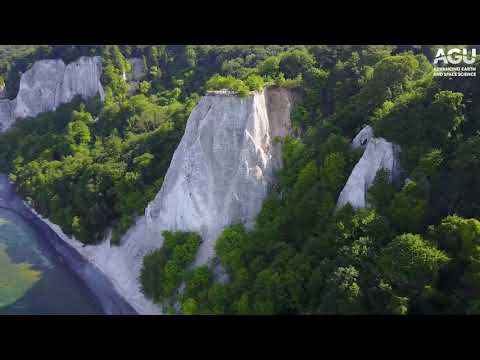 Evidence of past cliff falls on Germany's Rügen Island