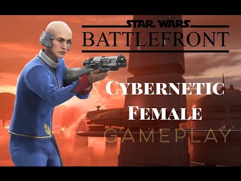 Star Wars Battlefront Mrs Lobot Cybernetic Female Gameplay