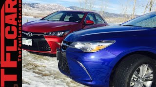 2015 Toyota Camry V6 vs Camry Hybrid Mashup Review: Power vs Economy