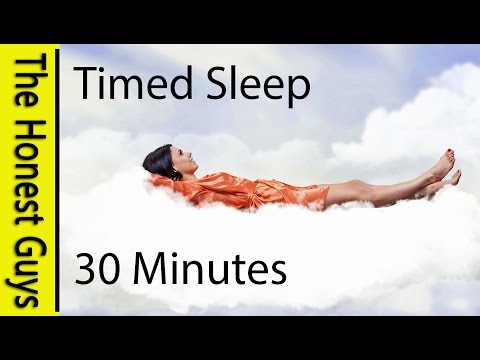 SLEEP FOR 30 MINUTES. Guided Sleep TALK-DOWN with SERENE OCEAN WAVES (Timed)