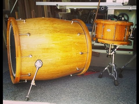 The Wine Barrel Bass Drum