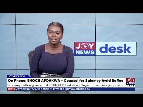 Salomey Baffoe Awiti granted GHS100,000 bail over alleged false news publication