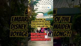 Disney Adventure Embarkation Day 🚢 From Boarding to First Night Magic (Full Experience!)