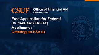 How to Create an FSA ID