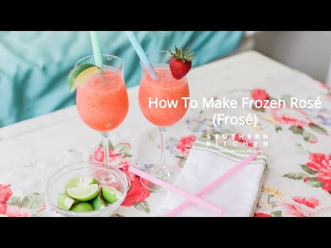 How To Make Frosé (Frozen Rosé)