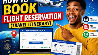 How to Book a Flight Reservation (Travel Itinerary) for Any Visa | Ste