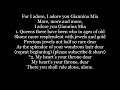 Giannina Mia The Firefly operetta Lyrics Words sing along Italian Gianina music song