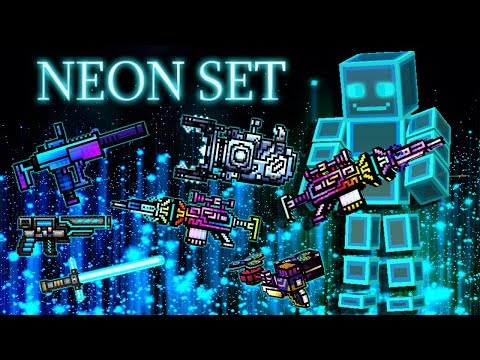 Pixel Gun 3D - Neon Set