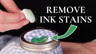 The RIGHT Ways to Remove Ink Stains from Clothes & Fabric