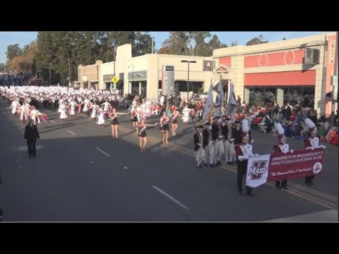 UMASS Minuteman Marching Band - 2018 Pasadena Rose Parade