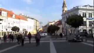 preview picture of video 'Walking Through The Old Center of Vilnius, Lithuania'