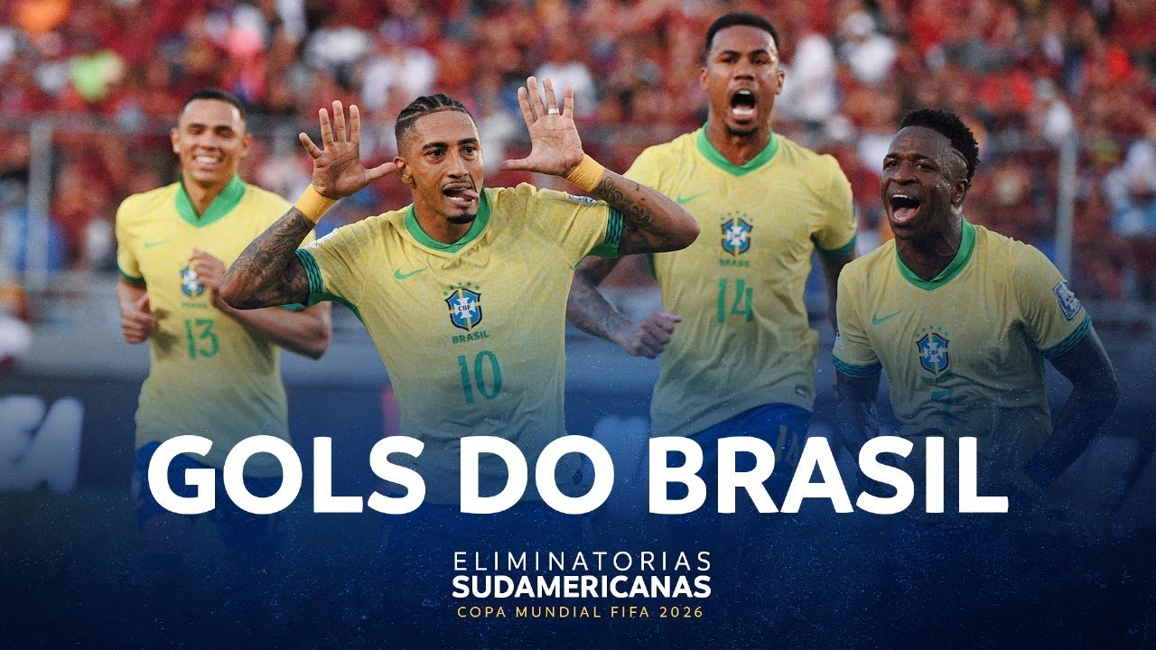 OS 24 GOLS DO BRASIL NAS ELIMINÁTORIAS