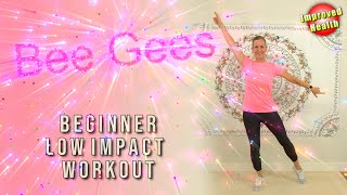10 Minute BEE GEES WORKOUT | Exercises for Seniors &amp; Beginners | 70&#39;s Workout | No talking💗