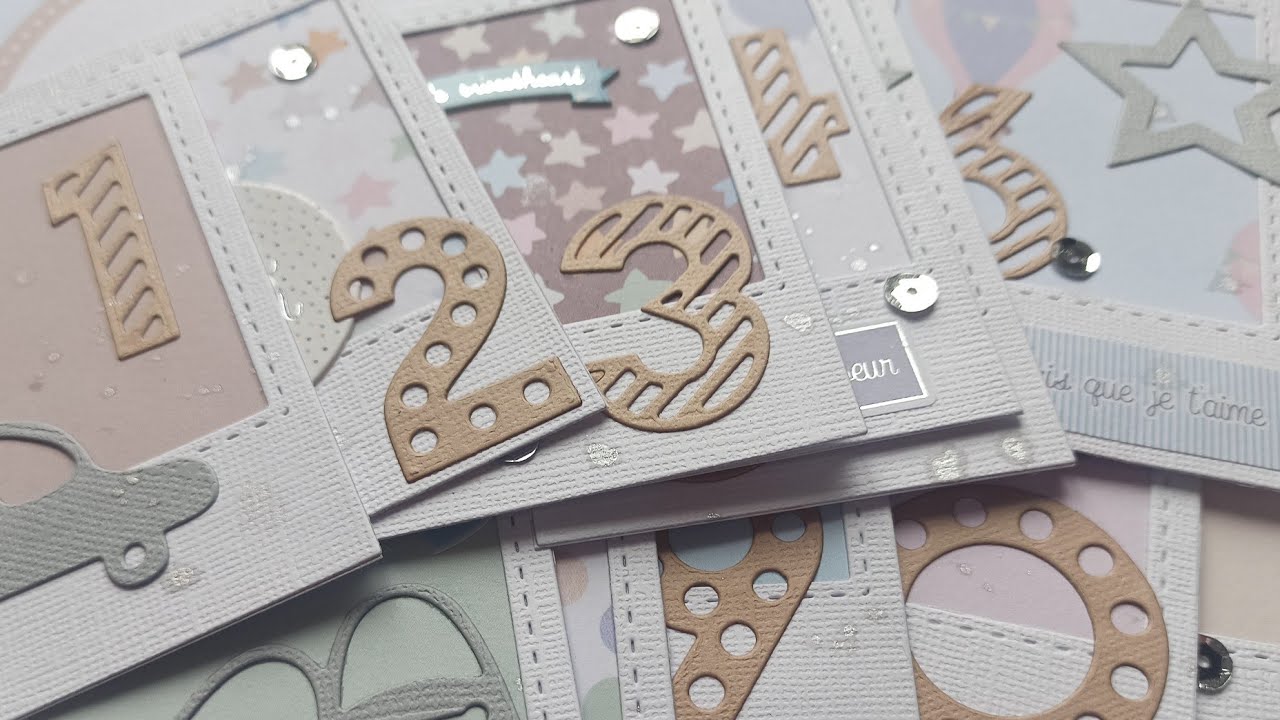 Tuto : cartes étapes pour bébé