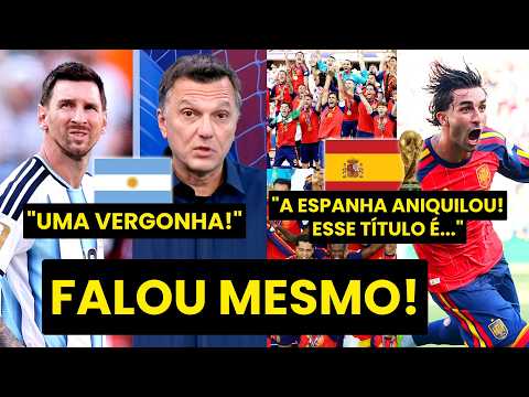 MAURO CEZAR: “A ARGENTINA foi UMA VERGONHA nessa FINAL! E o TÍTULO DA ESPANHA na COPA DO MUNDO é…”