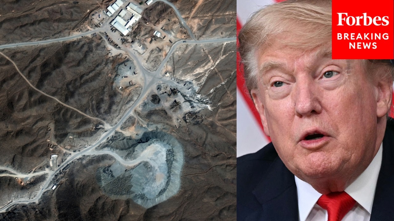 Video | Trump: 'We're In No Rush' To Retrieve Iran's Enriched Uranium