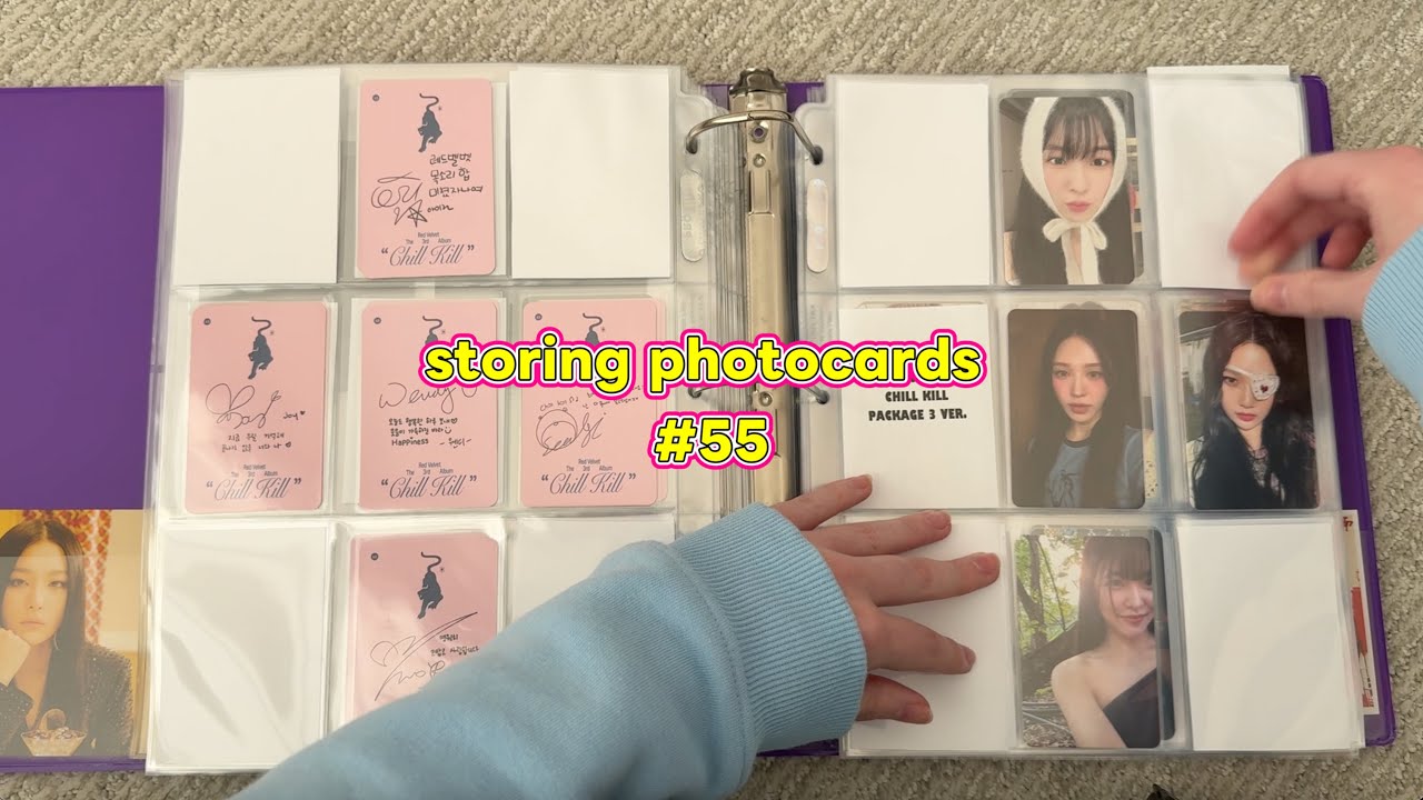 Storing Photocards in My Binders #55