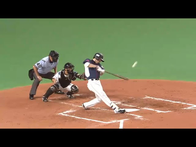【3回表】肘をたたんでスタンドイン!! ライオンズ・秋山 13号2ランで先制 2015/8/27 F-L