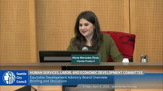 Human Services, Labor, and Economic Development Committee 4/3/2026