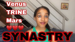 SYNASTRY Venus trine Mars synastry♥️