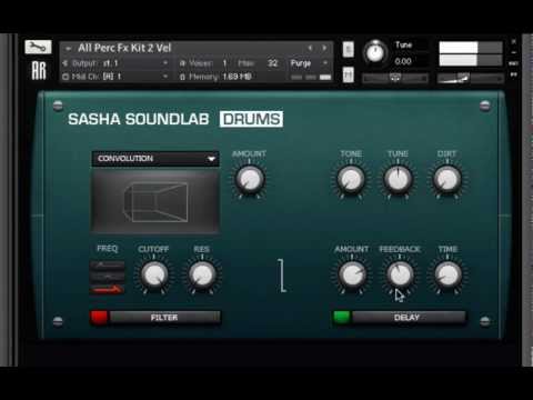 Sasha Soundlab Tutorials 2 : Drums and Kits