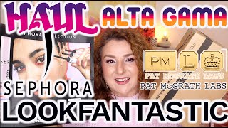 Haul alta gama rebajas: Sephora, Pat Mc Grath, Lookfantastic. Probamos los productos 12h. #altagama