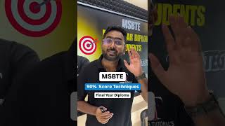 How to score 90% in Diploma Final year | MSBTE