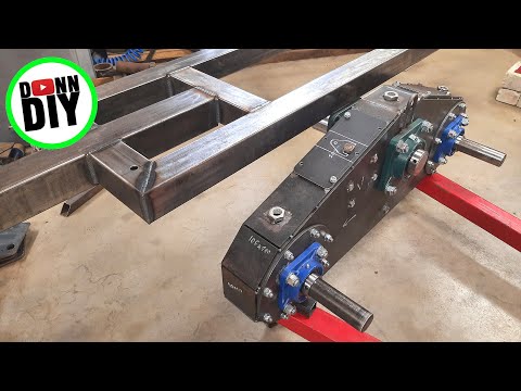 4x4 PTO Driven Timber Trailer BUILD Ep.5 - Steel Frame Fabrication