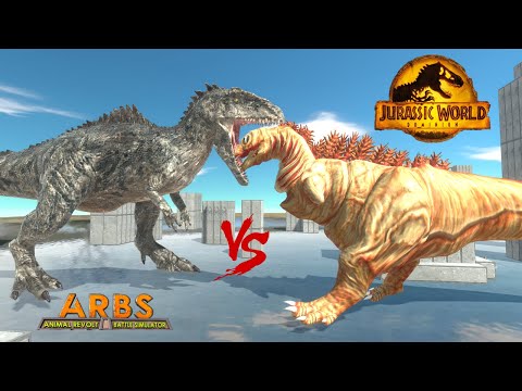 JW Dominion Edition - GIGANOTOSAURUS  vs KAMATA KUN - Animal Revolt Battle Simulator