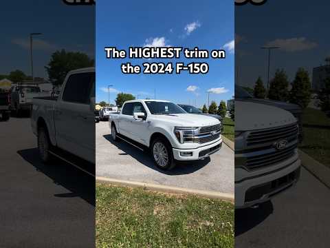 This Platinum Plus is the highest 2024 F-150 Trim level! #trucks #fordf150