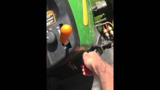 Properly setting the Parking Brake on a 2004 John Deere 4310 Tractor