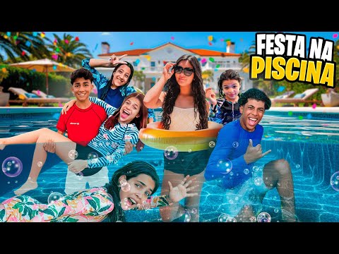 A DAY OF PARTYING AT THE VACATION MANSION POOL WITH LOTS OF FUN!!!