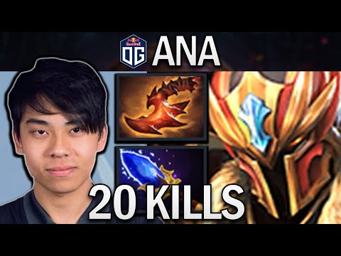 TI13 - Dragon Knight Dota 2 Gameplay OG.Ana with 20 Kills and Overwhelming Blink - Road to TI11