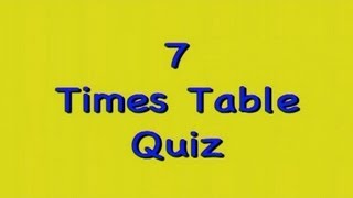 Kidzone - Seven Times Table Quiz