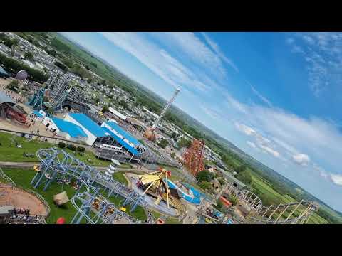 Pterodactyl Ride - Flamingo Land Resort - On Ride POV - 2021