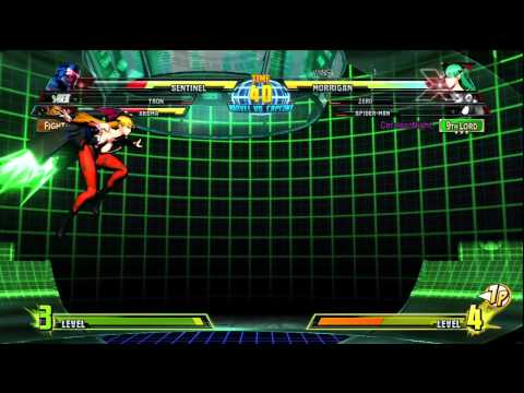 Marvel vs Capcom 3 (PS3) -- Non-Ranked Matches 56 - Black Colors, Dark Stage Again?