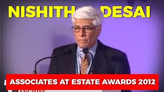 Nishith Desai speaking at Estate Awards 2012  image
