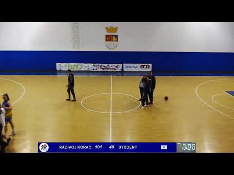 1ZLS 21. kolo / ŽKK Radivoj Korać - UŽKK Student