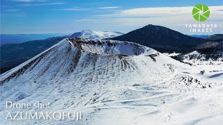 吾妻山　日本百名山の空撮動画