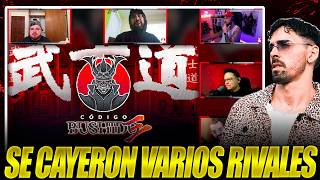 BLUE ONE , PIEZAS , DANTE, ZURDO, RAMSES⛩️CÓDIGO BUSHIDO 3⛩️HABLAN DE MI BATALLA¿SE ME CAEN RIVALES?