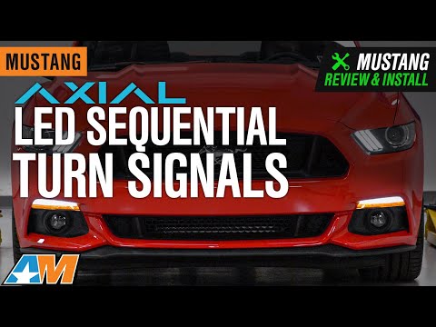 2015-2017 Mustang Axial LED Sequential Turn Signals; Smoked Review & Install