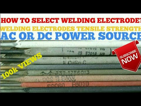 How to select rods for arc welding