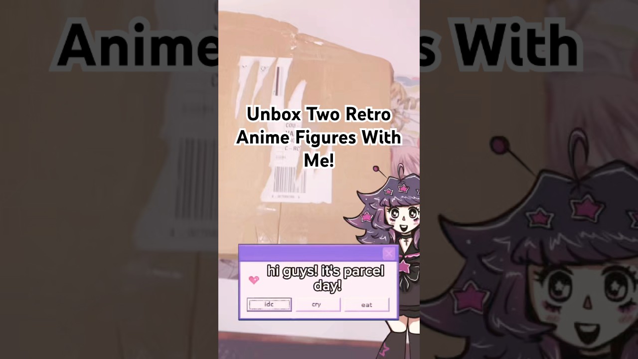 Unboxing Two Retro Anime Figures! #pngtuber #pngtubers #animefigure #animefigures #retro #luckystar
