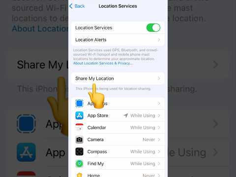 Turn On/Off Share My Location on iPhone IOS 16 🗺️ Enable/Disable Share my Location in #iPhone