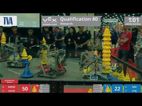 2018 VRC Res Q80 - 8995M 5327B vs 169C 315J - 93 to 102