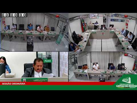 Sessão Ordinária – Câmara Municipal de Catolé do Rocha - 20/10/2025