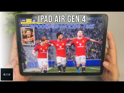 iPad Air 4th Apple A14 Bionic eFootball Mobile 2026 Gaming Test