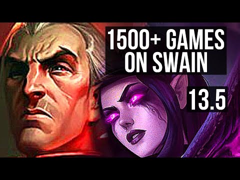 SWAIN & Aphelios vs MORG & Cait (SUP) | 5/1/12, 1500+ games, 1.0M mastery | KR Master | 13.5