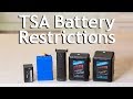 TSA Battery Restrictions - Flying with Lithium Ion TSA Battery Restrictions - Flying with Lithium Ion